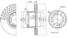 BERAL BCR323A Brake Disc